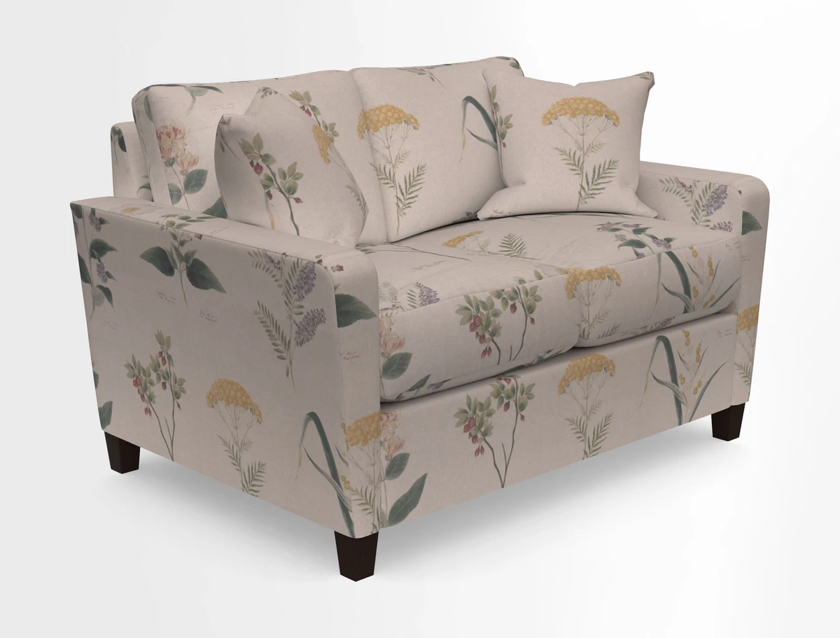 Greenwich 2 seater sofa in Two Tone Plain Biscuit