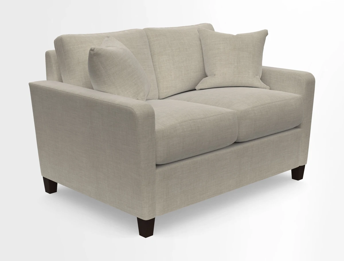 Greenwich 2 seater sofa in Two Tone Plain Biscuit