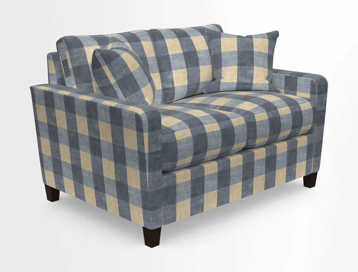 Greenwich 2 seater sofa in Two Tone Plain Biscuit