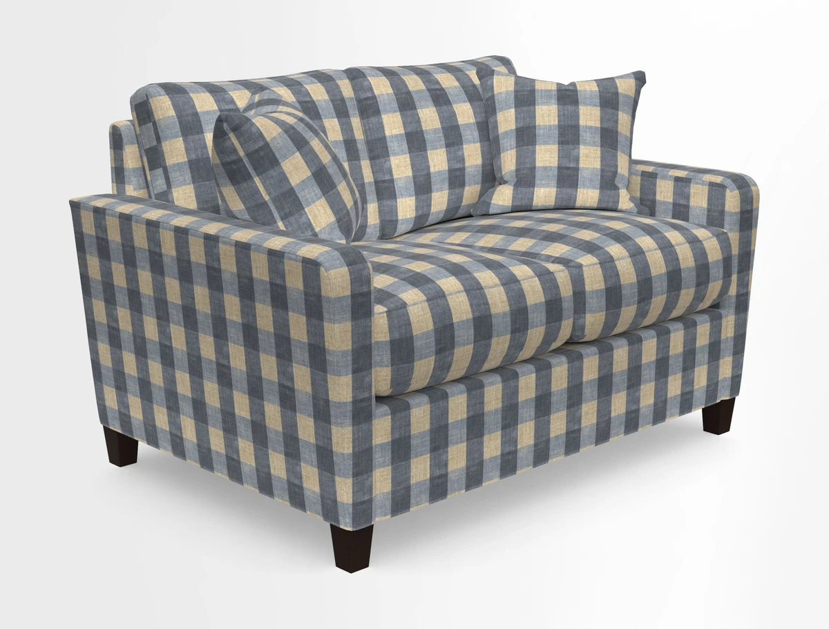 Greenwich 2 seater sofa in Two Tone Plain Biscuit