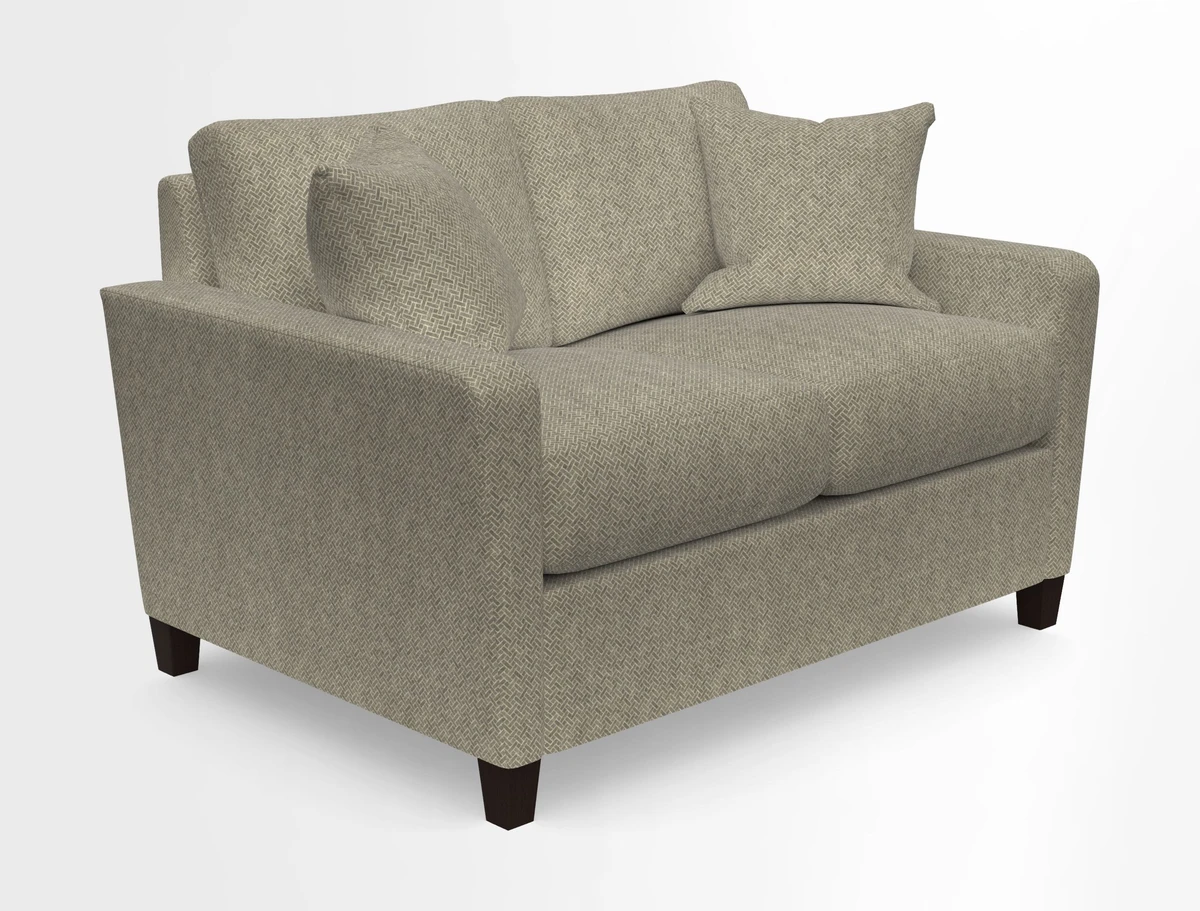 Greenwich 2 seater sofa in Two Tone Plain Biscuit