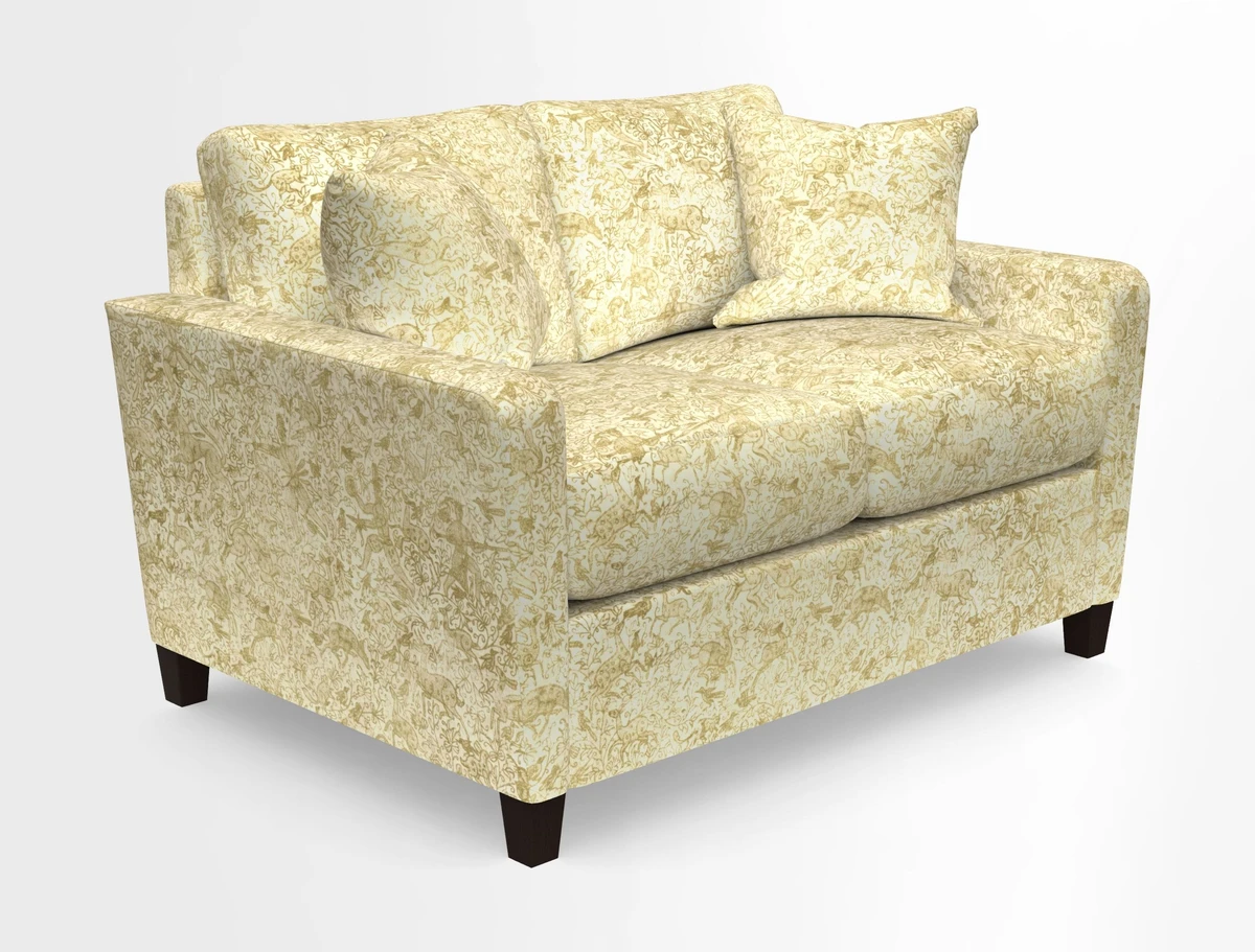 Greenwich 2 seater sofa in Two Tone Plain Biscuit