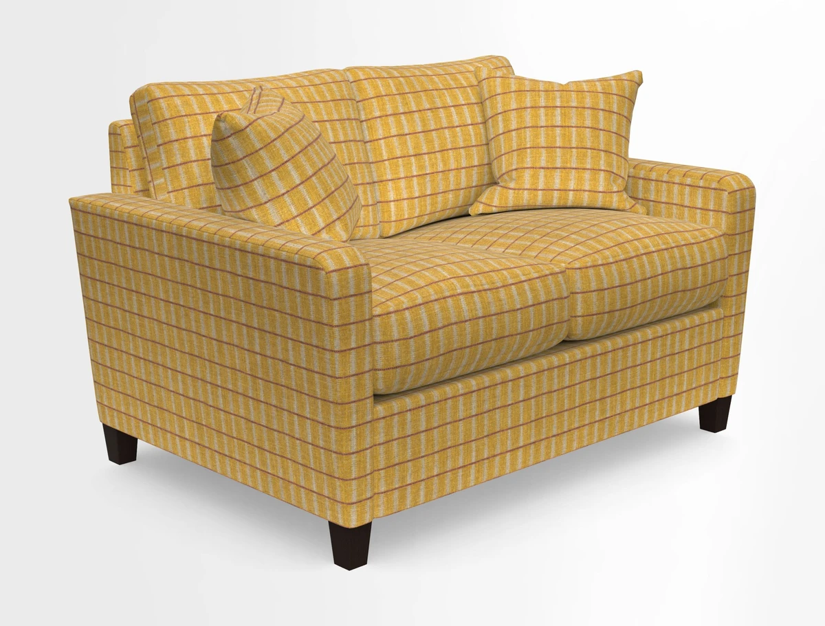 Greenwich 2 seater sofa in Two Tone Plain Biscuit