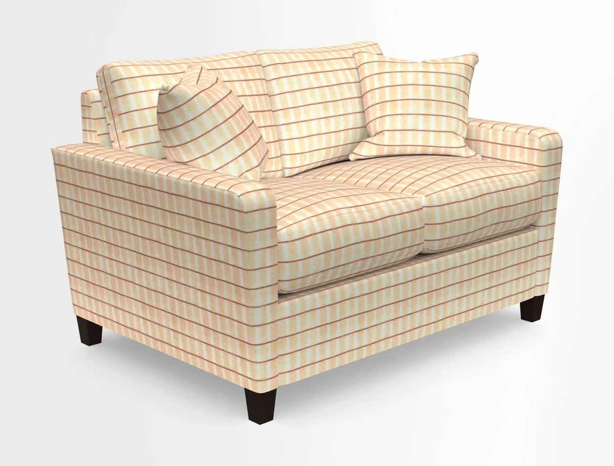 Greenwich 2 seater sofa in Two Tone Plain Biscuit