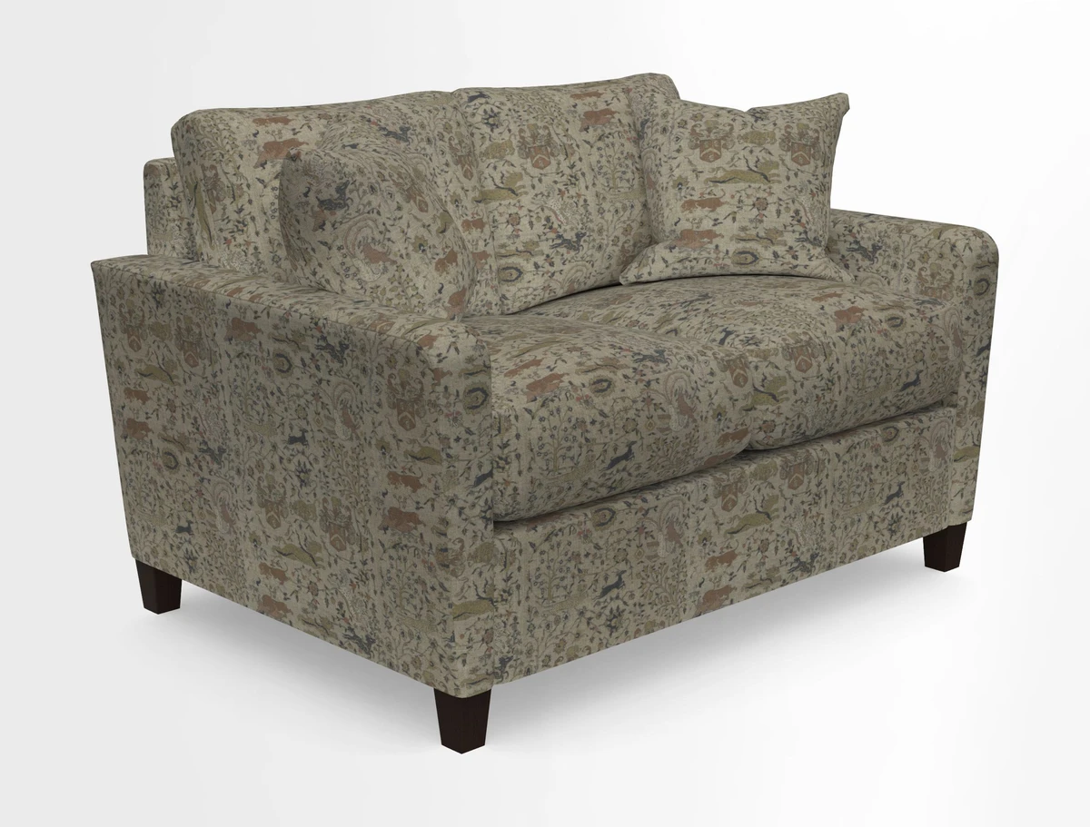 Greenwich 2 seater sofa in Two Tone Plain Biscuit