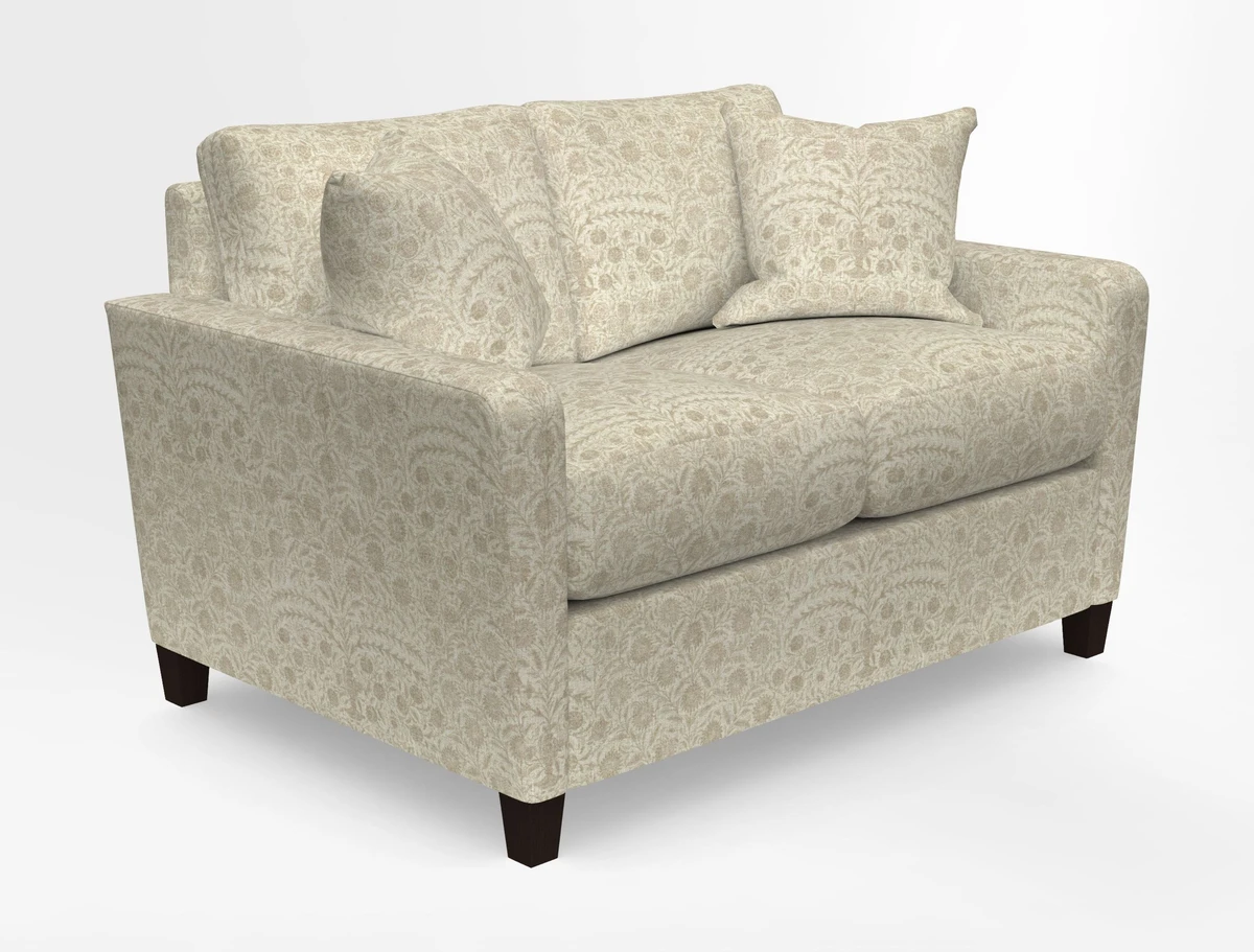 Greenwich 2 seater sofa in Two Tone Plain Biscuit