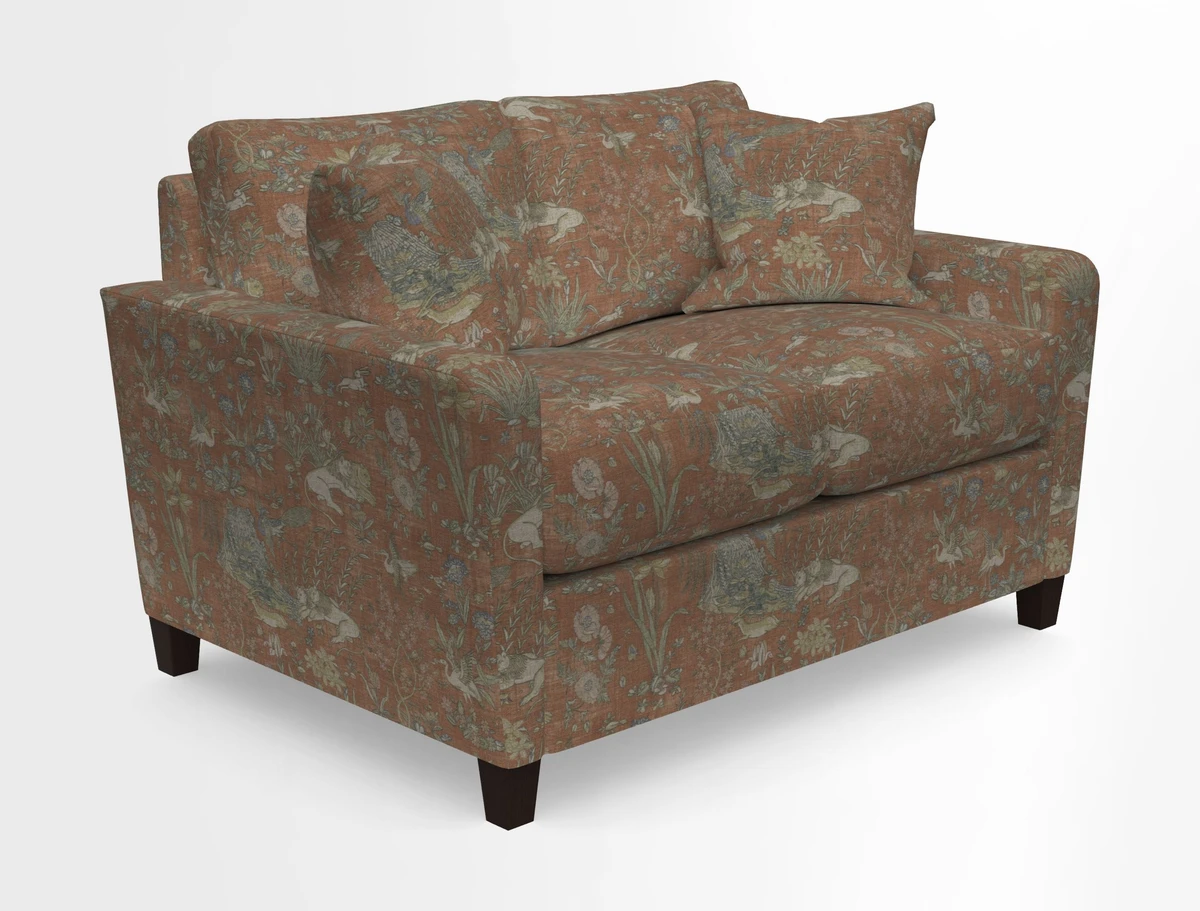 Greenwich 2 seater sofa in Two Tone Plain Biscuit