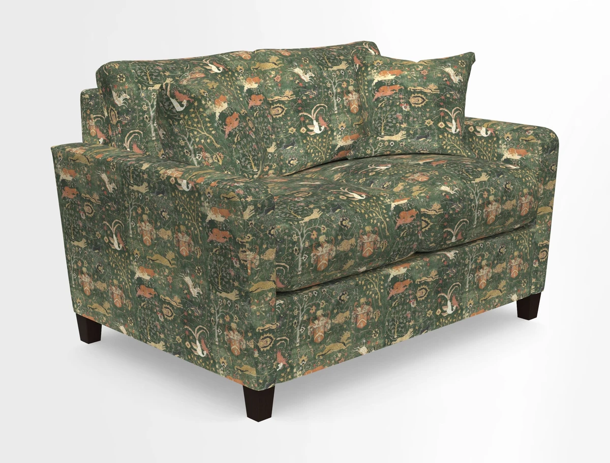 Greenwich 2 seater sofa in Two Tone Plain Biscuit