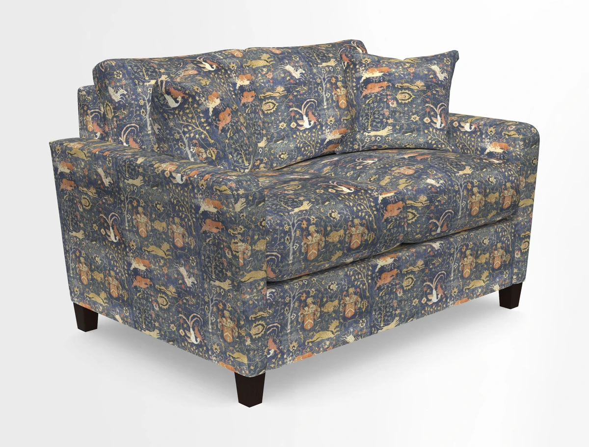 Greenwich 2 seater sofa in Two Tone Plain Biscuit