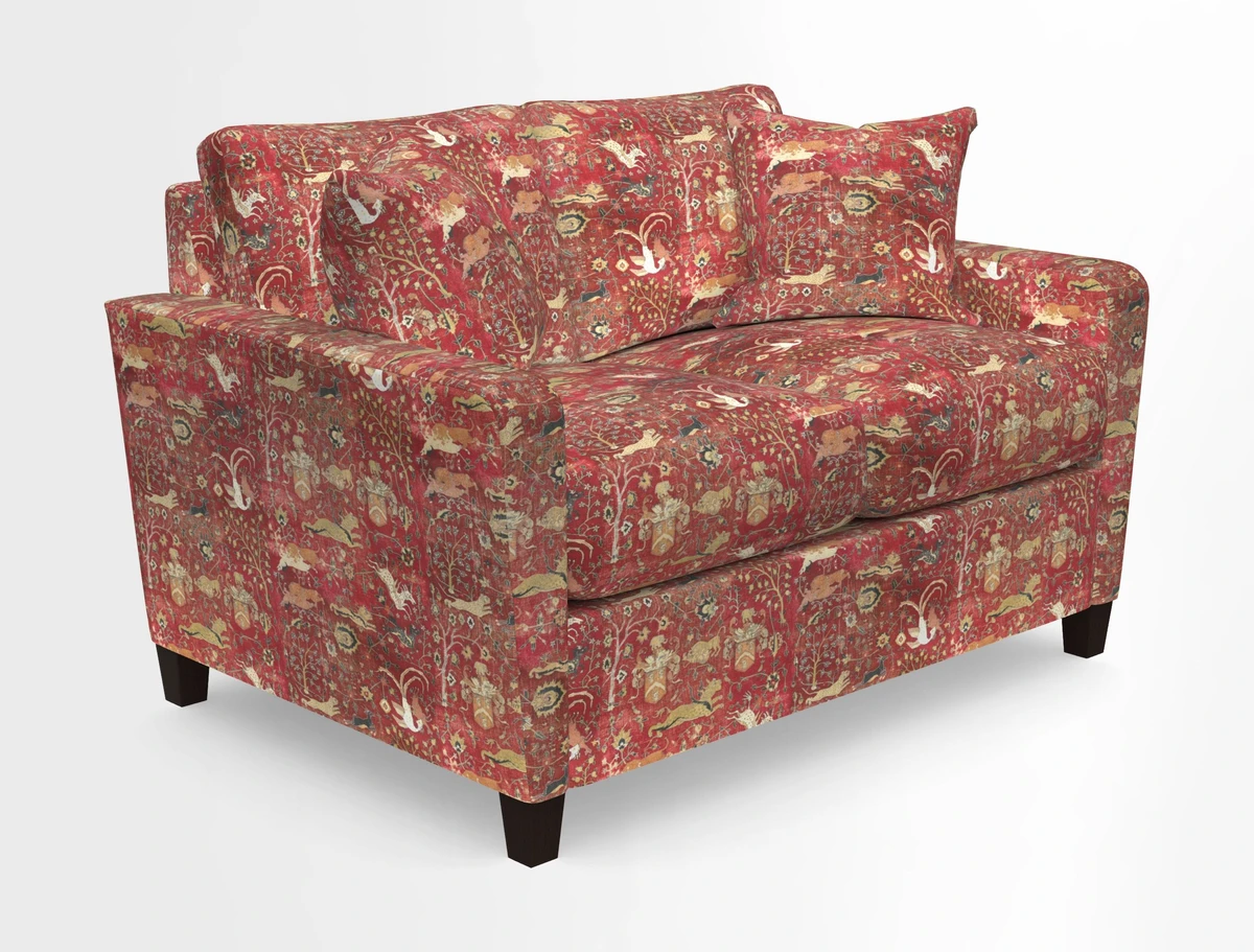 Greenwich 2 seater sofa in Two Tone Plain Biscuit