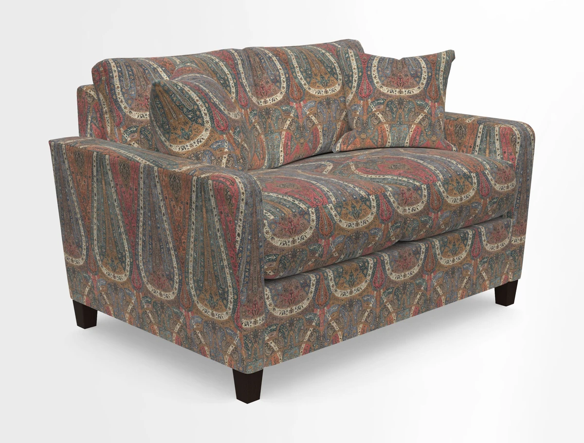 Greenwich 2 seater sofa in Two Tone Plain Biscuit