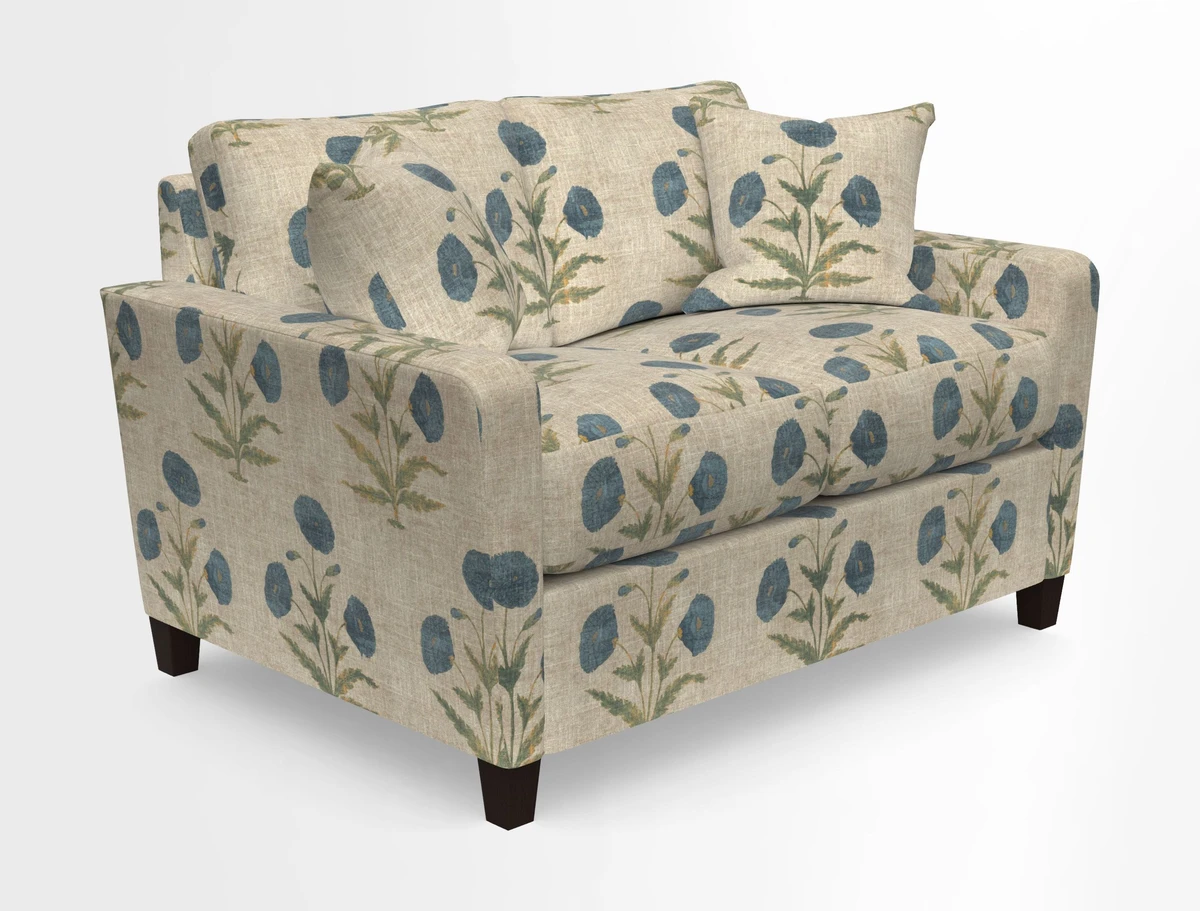 Greenwich 2 seater sofa in Two Tone Plain Biscuit