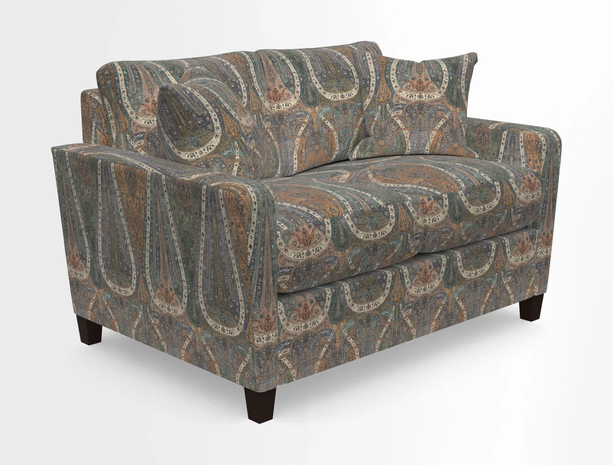 Greenwich 2 seater sofa in Two Tone Plain Biscuit