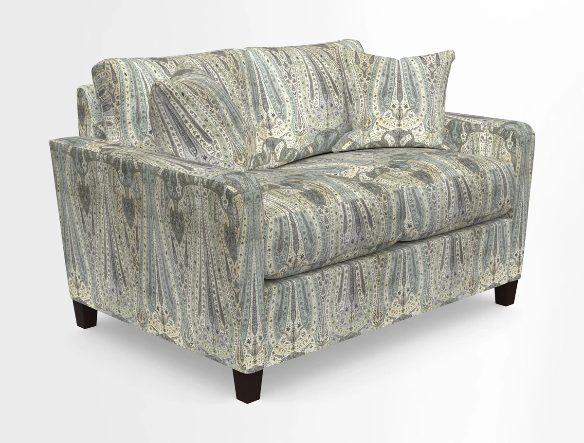 Greenwich 2 seater sofa in Two Tone Plain Biscuit