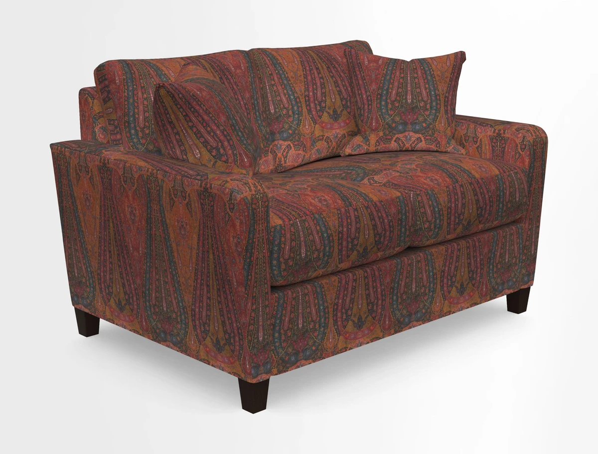 Greenwich 2 seater sofa in Two Tone Plain Biscuit