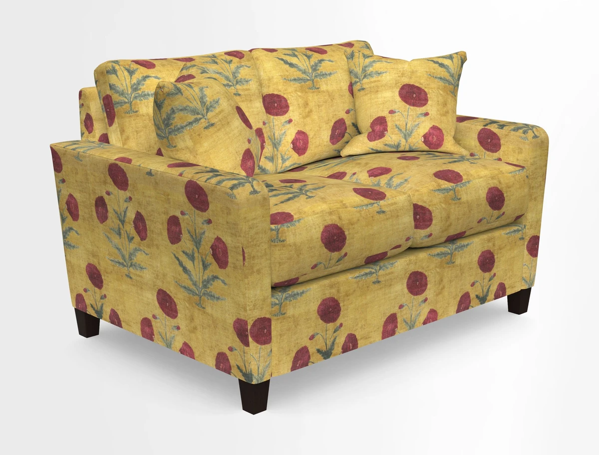 Greenwich 2 seater sofa in Two Tone Plain Biscuit