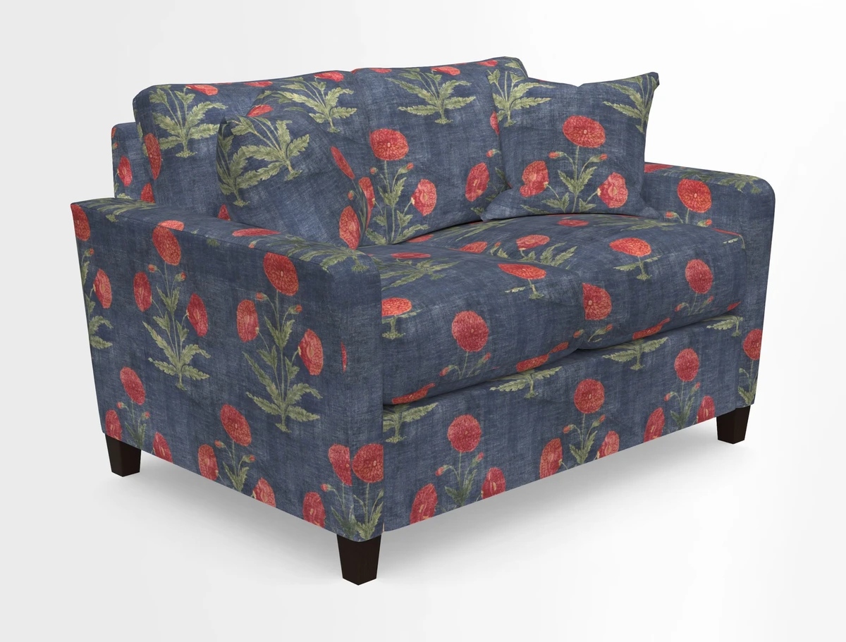 Greenwich 2 seater sofa in Two Tone Plain Biscuit