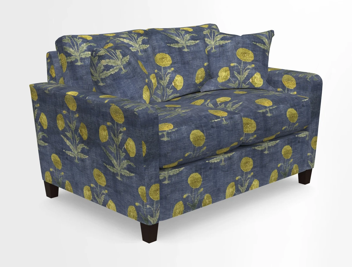 Greenwich 2 seater sofa in Two Tone Plain Biscuit