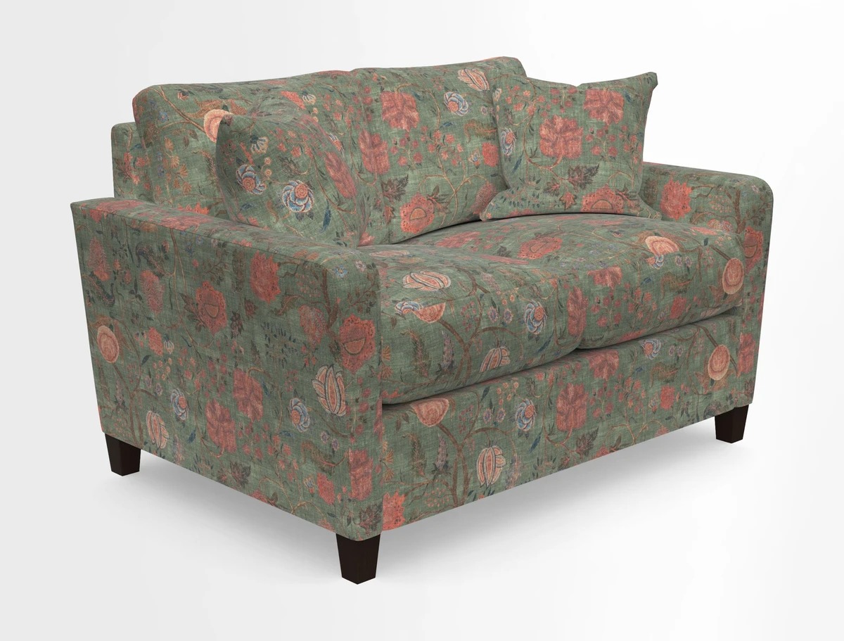 Greenwich 2 seater sofa in Two Tone Plain Biscuit