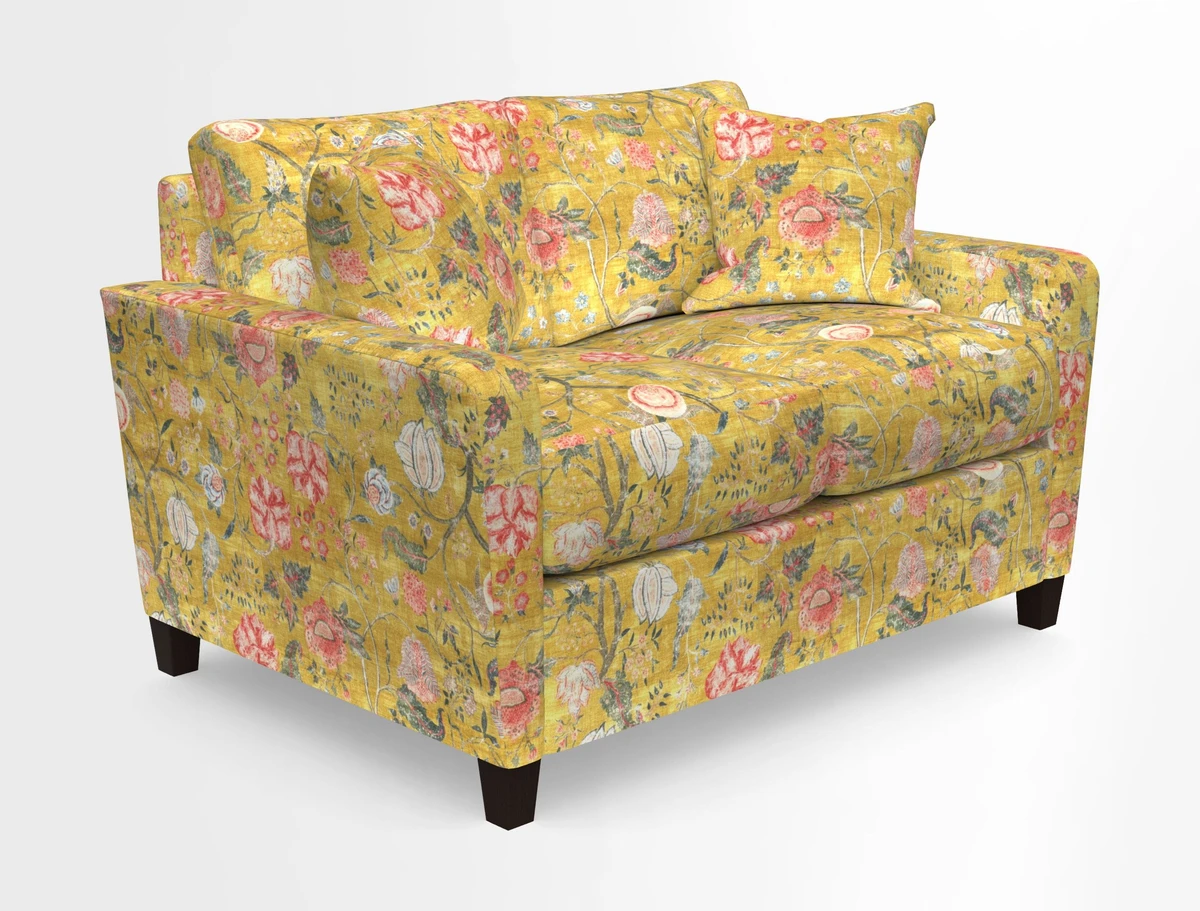 Greenwich 2 seater sofa in Two Tone Plain Biscuit