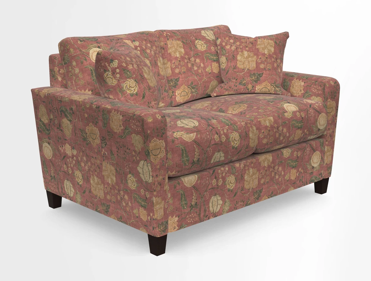 Greenwich 2 seater sofa in Two Tone Plain Biscuit