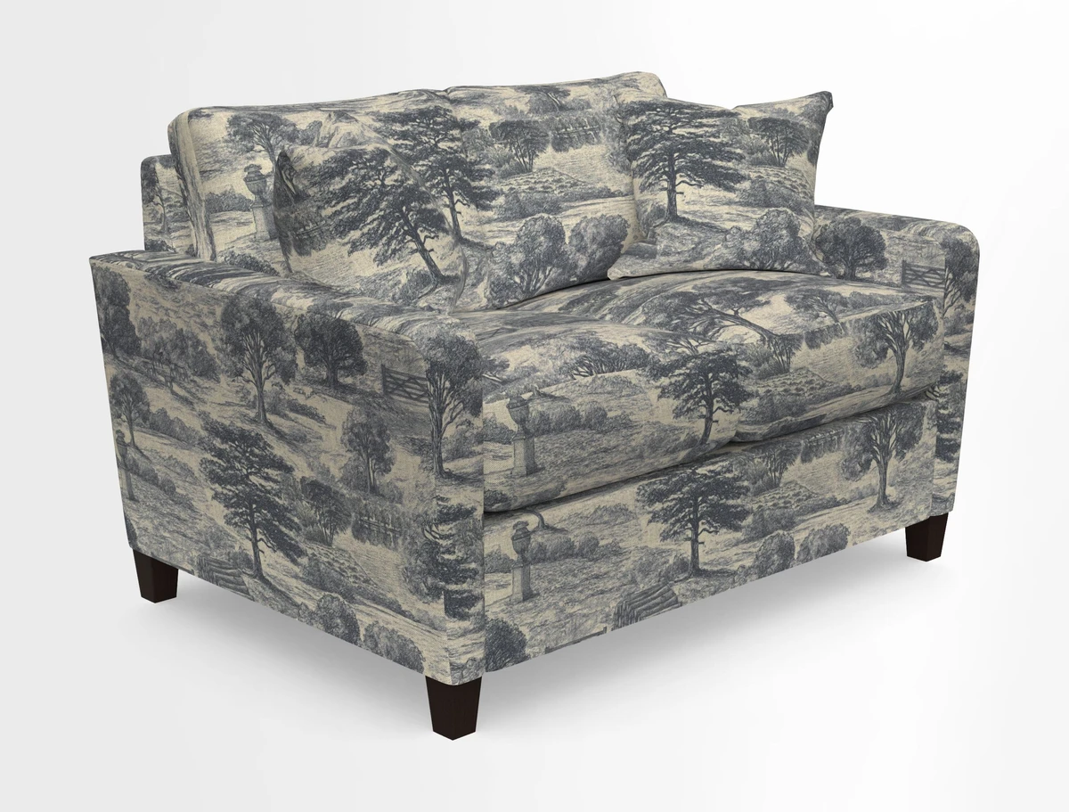 Greenwich 2 seater sofa in Two Tone Plain Biscuit