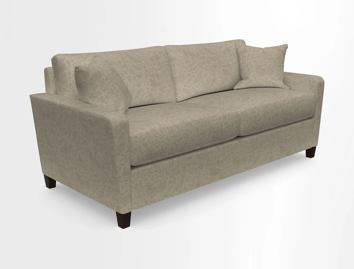 Greenwich 3 seater sofa in Two Tone Plain Biscuit