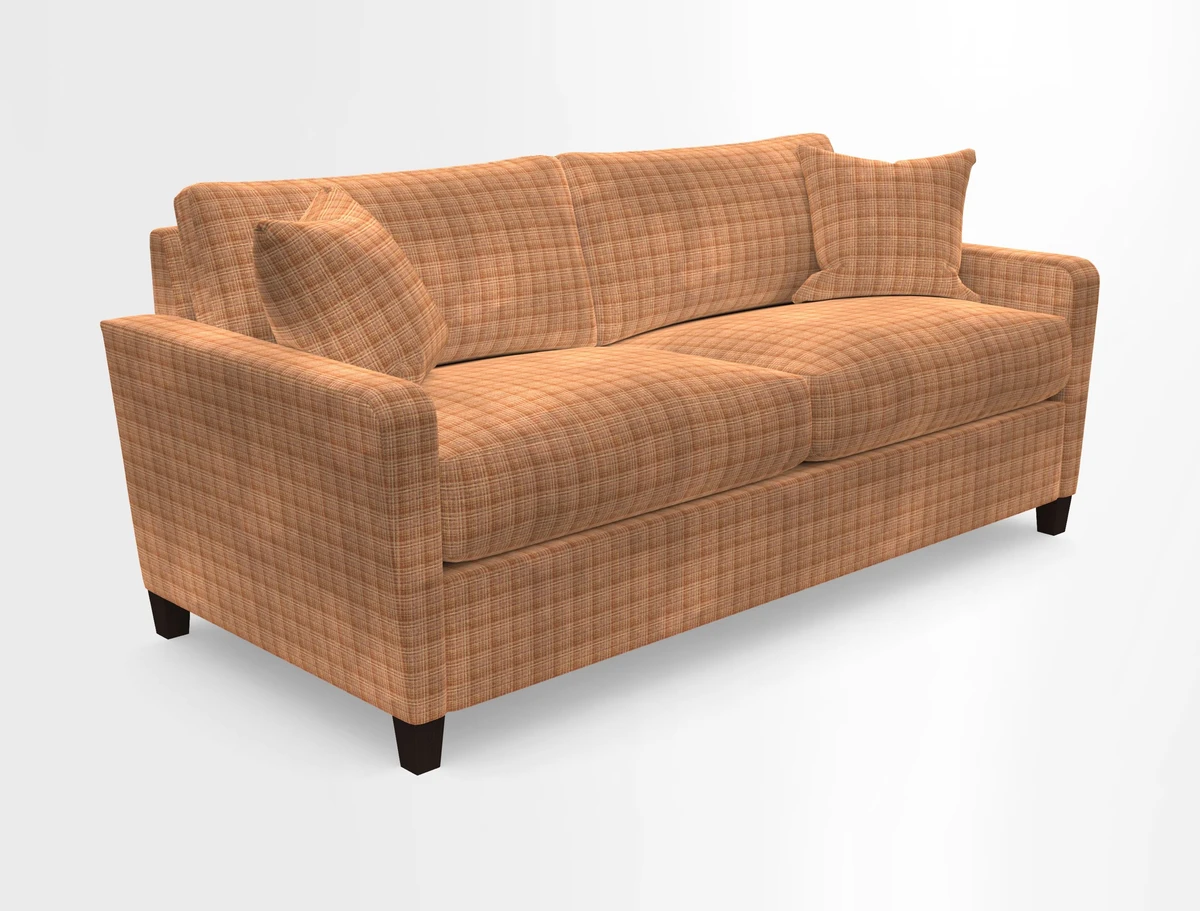 Greenwich 3 seater sofa in Two Tone Plain Biscuit