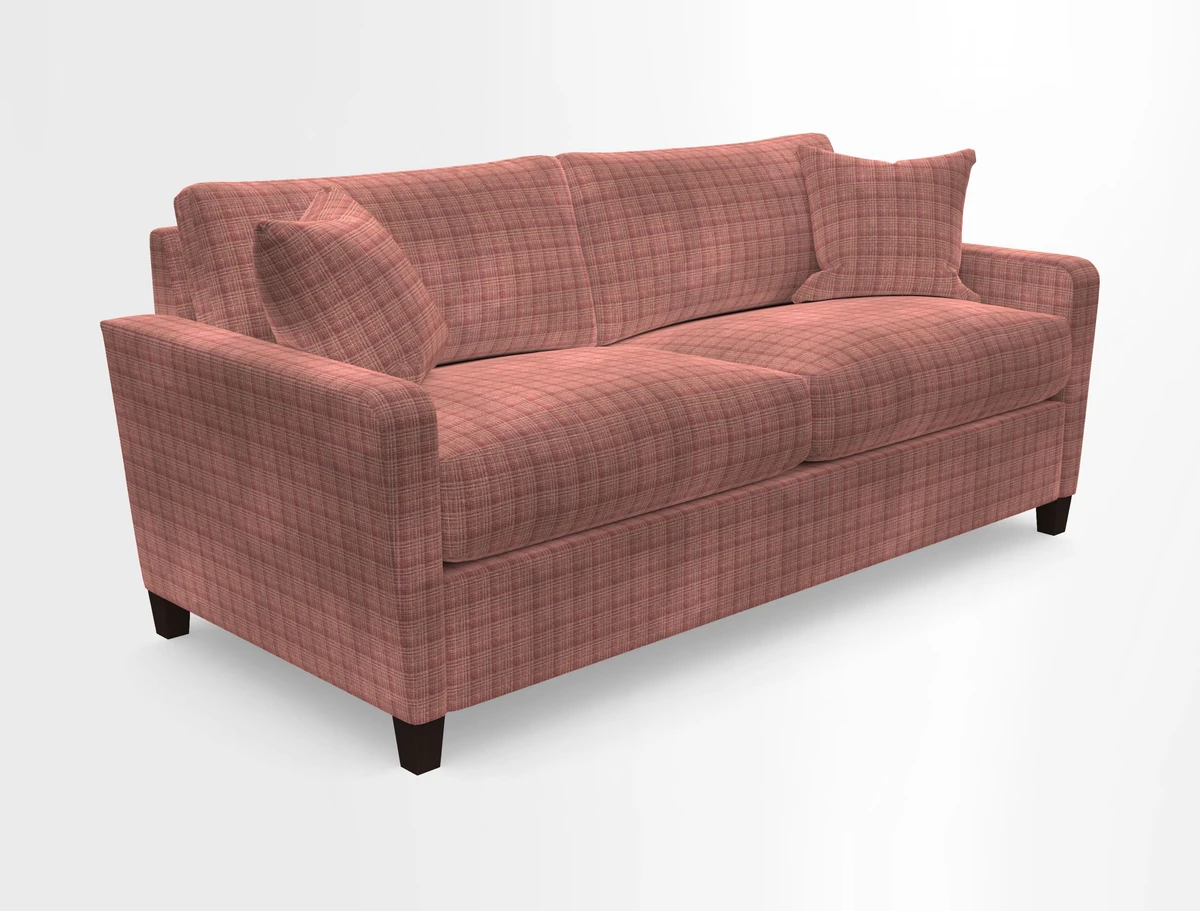 Greenwich 3 seater sofa in Two Tone Plain Biscuit