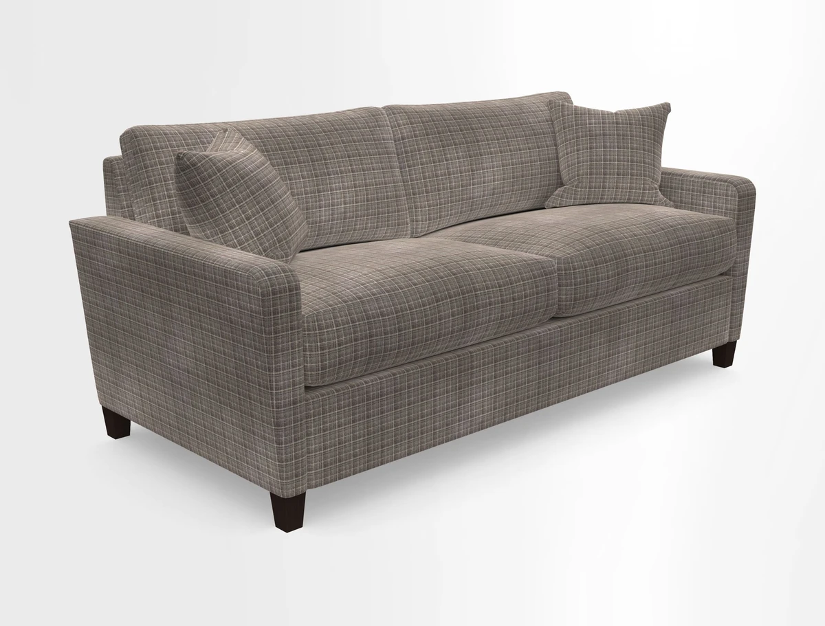 Greenwich 3 seater sofa in Two Tone Plain Biscuit