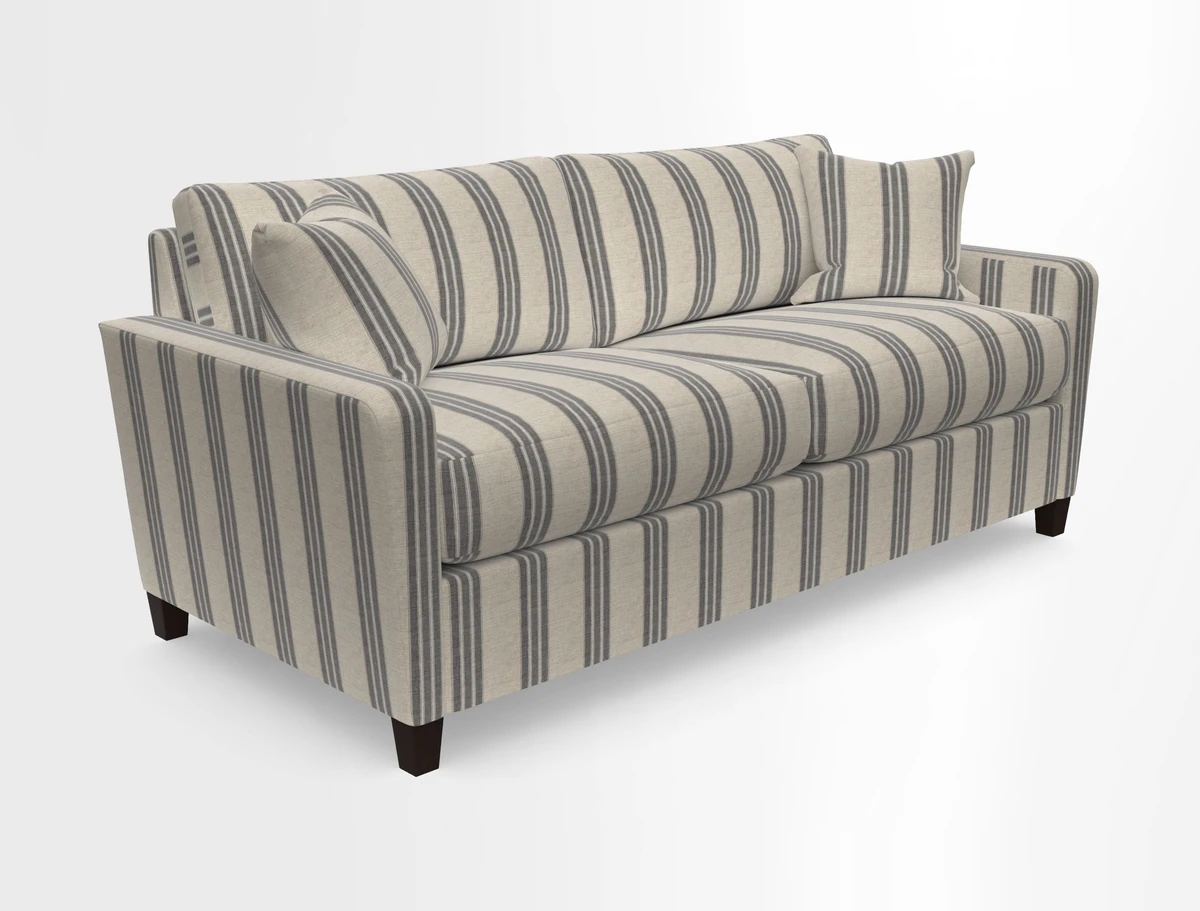 Greenwich 3 seater sofa in Two Tone Plain Biscuit
