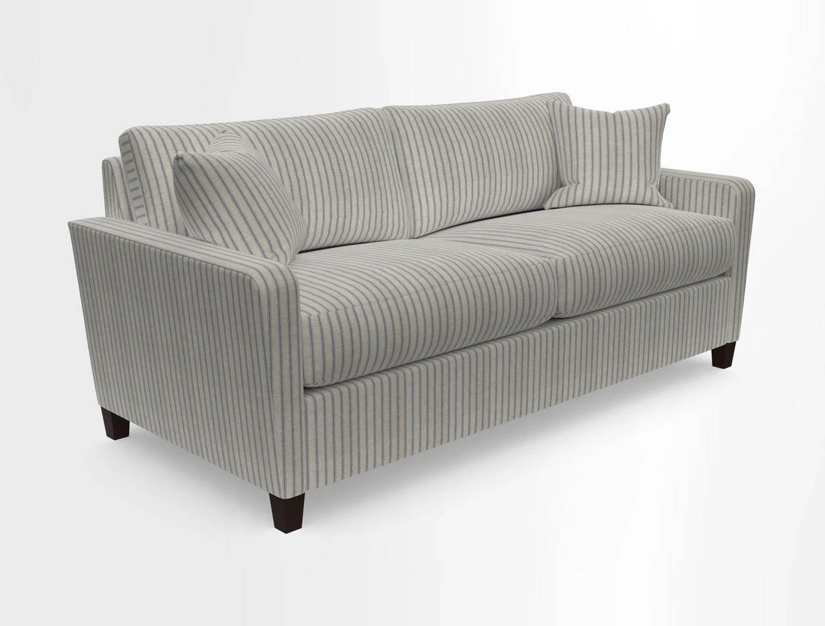 Greenwich 3 seater sofa in Two Tone Plain Biscuit