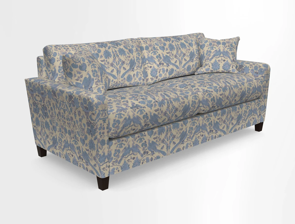 Greenwich 3 seater sofa in Two Tone Plain Biscuit