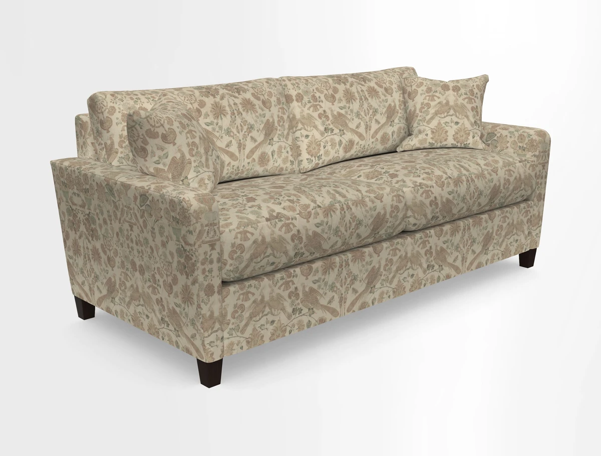 Greenwich 3 seater sofa in Two Tone Plain Biscuit
