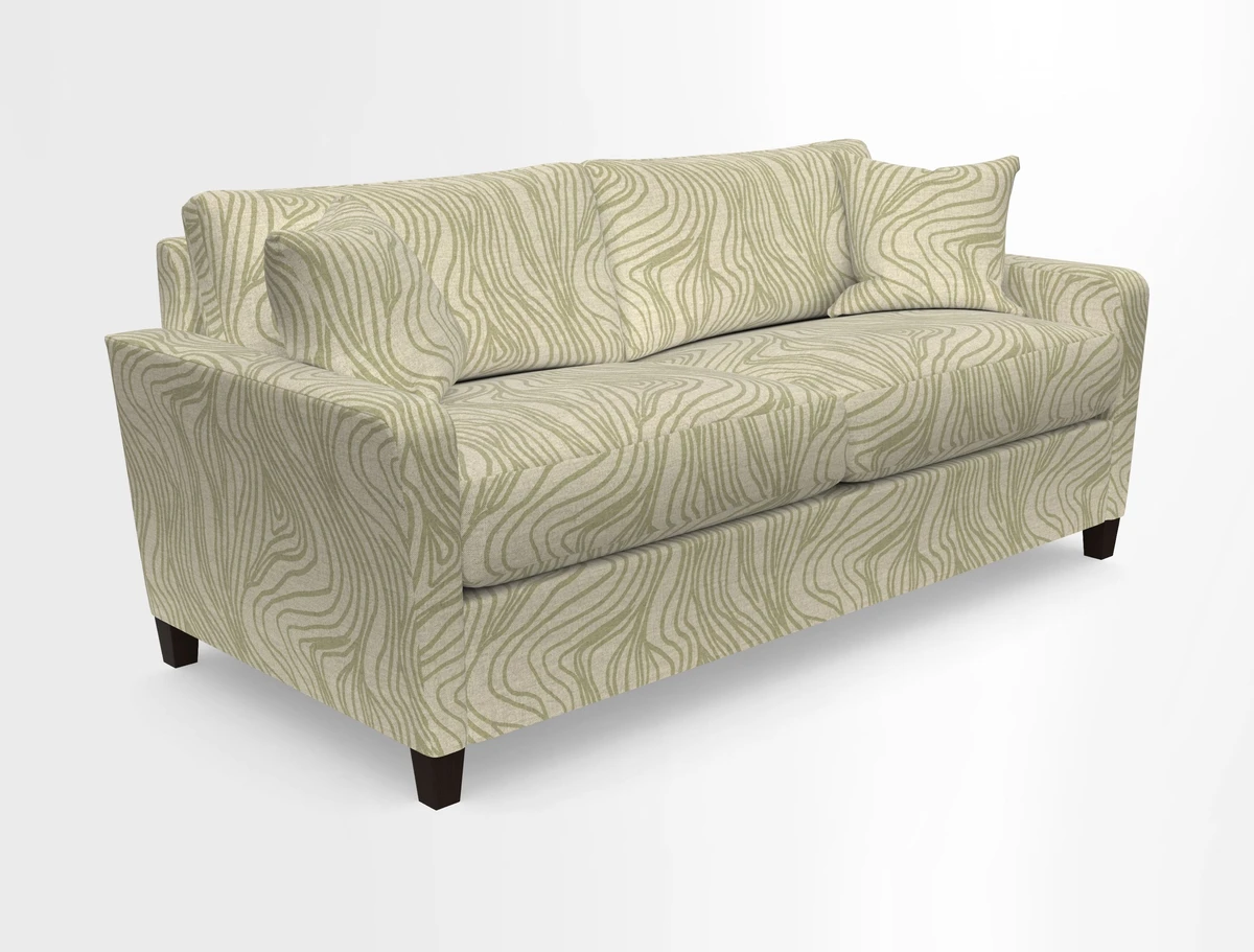 Greenwich 3 seater sofa in Two Tone Plain Biscuit