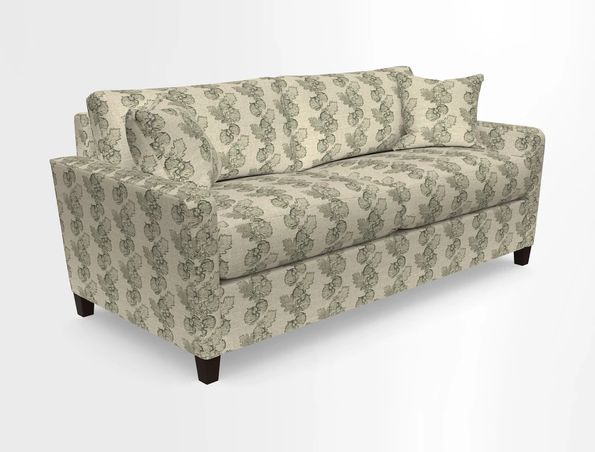 Greenwich 3 seater sofa in Two Tone Plain Biscuit