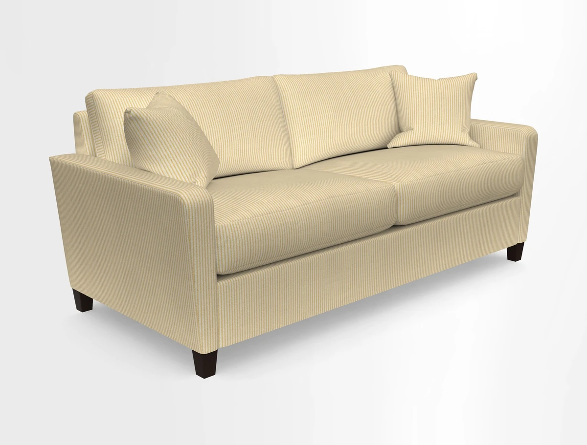Greenwich 3 seater sofa in Two Tone Plain Biscuit