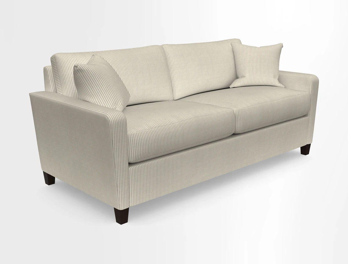 Greenwich 3 seater sofa in Two Tone Plain Biscuit