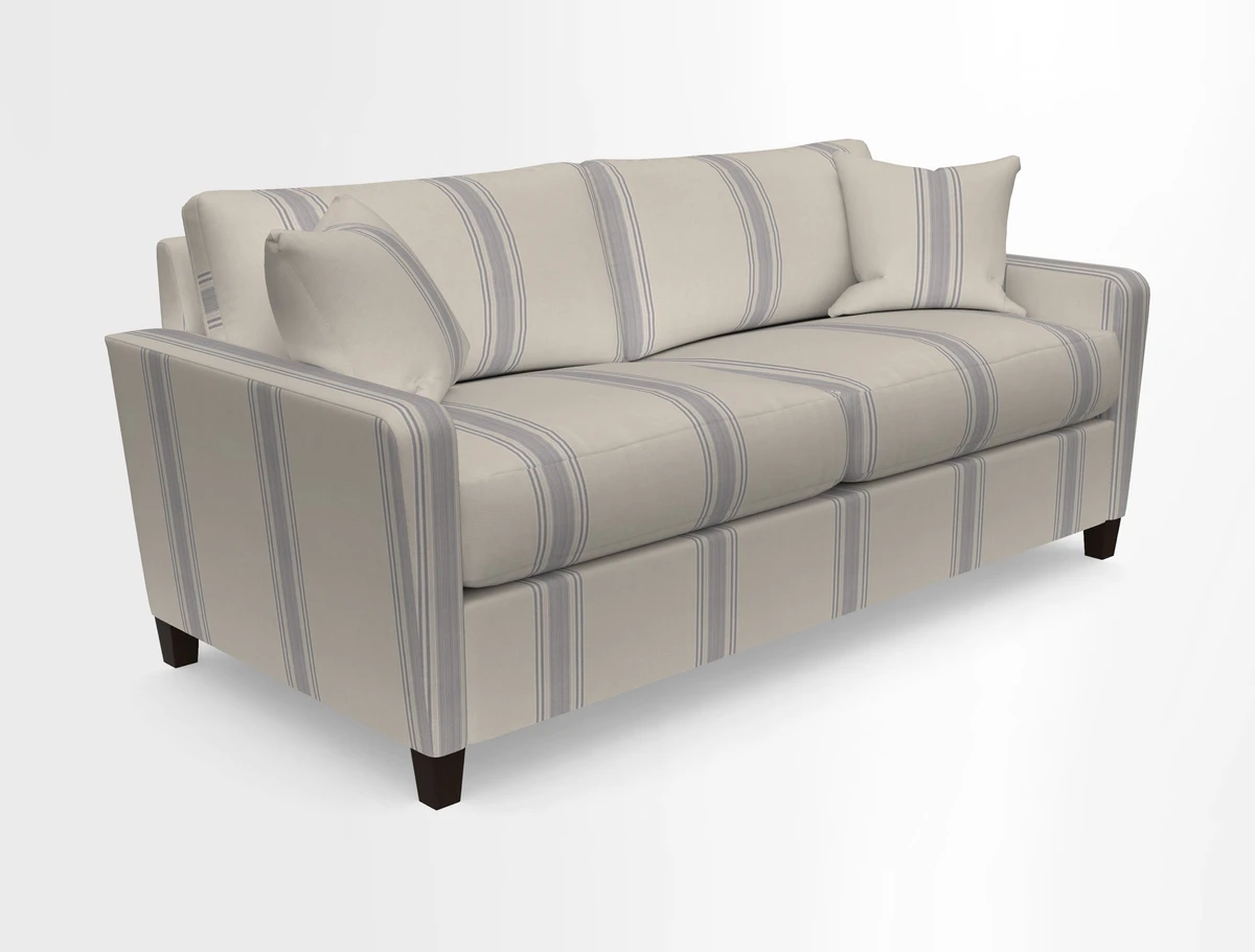 Greenwich 3 seater sofa in Two Tone Plain Biscuit