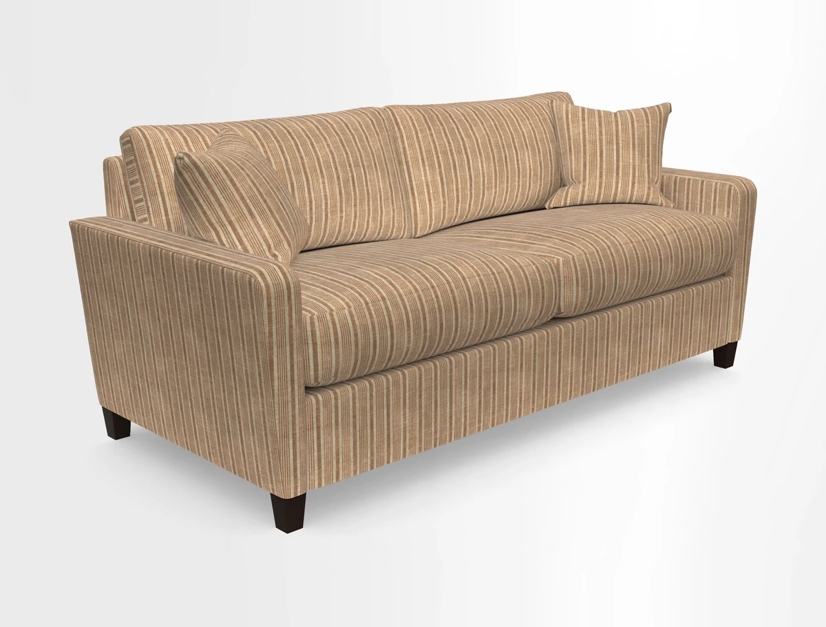 Greenwich 3 seater sofa in Two Tone Plain Biscuit