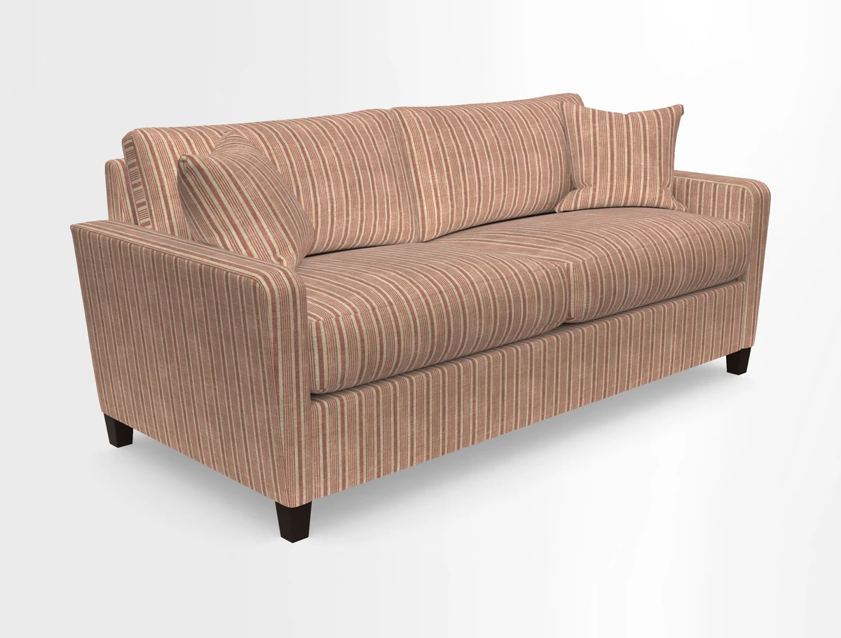 Greenwich 3 seater sofa in Two Tone Plain Biscuit