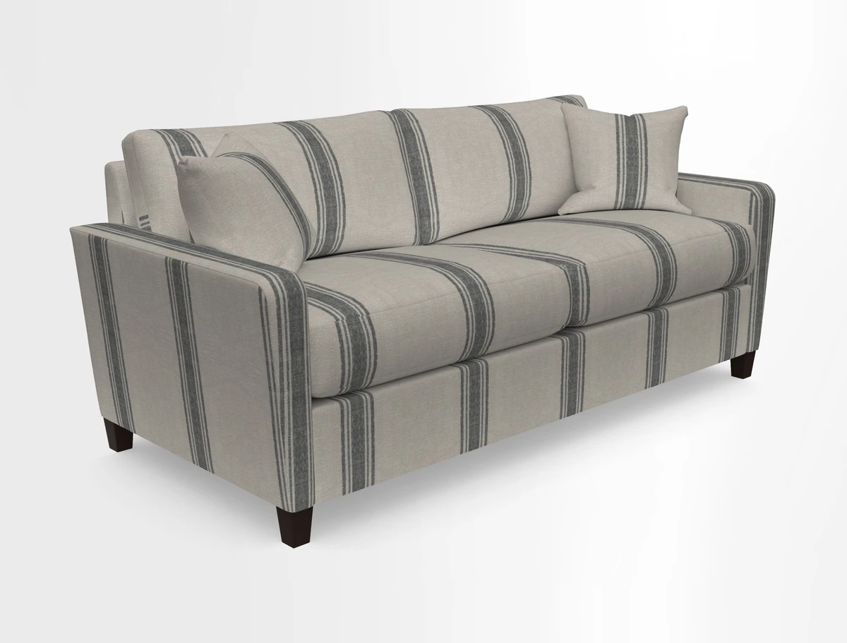 Greenwich 3 seater sofa in Two Tone Plain Biscuit