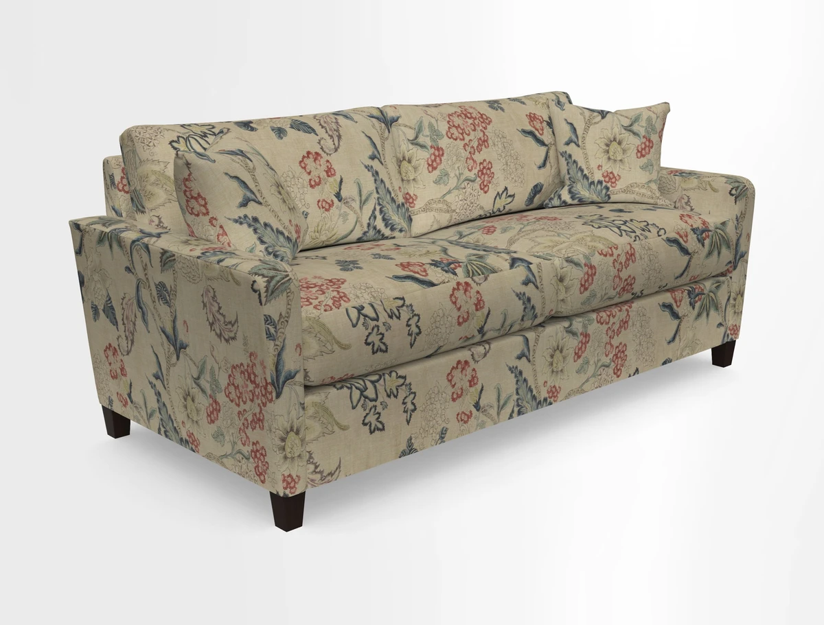 Greenwich 3 seater sofa in Two Tone Plain Biscuit