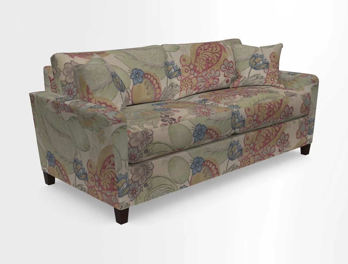 Greenwich 3 seater sofa in Two Tone Plain Biscuit