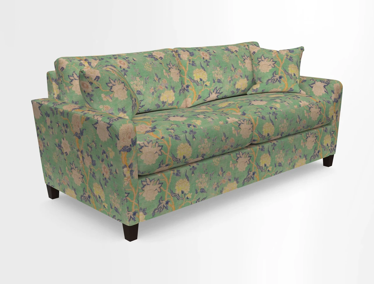 Greenwich 3 seater sofa in Two Tone Plain Biscuit