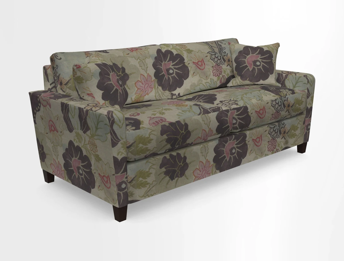 Greenwich 3 seater sofa in Two Tone Plain Biscuit
