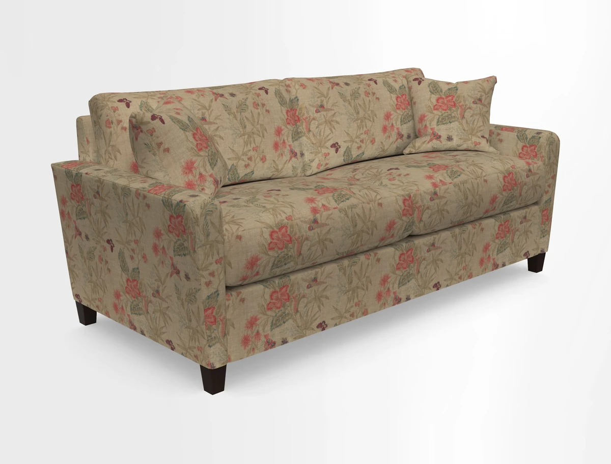 Greenwich 3 seater sofa in Two Tone Plain Biscuit