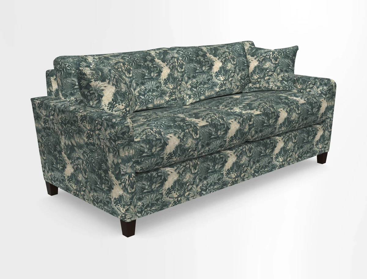 Greenwich 3 seater sofa in Two Tone Plain Biscuit