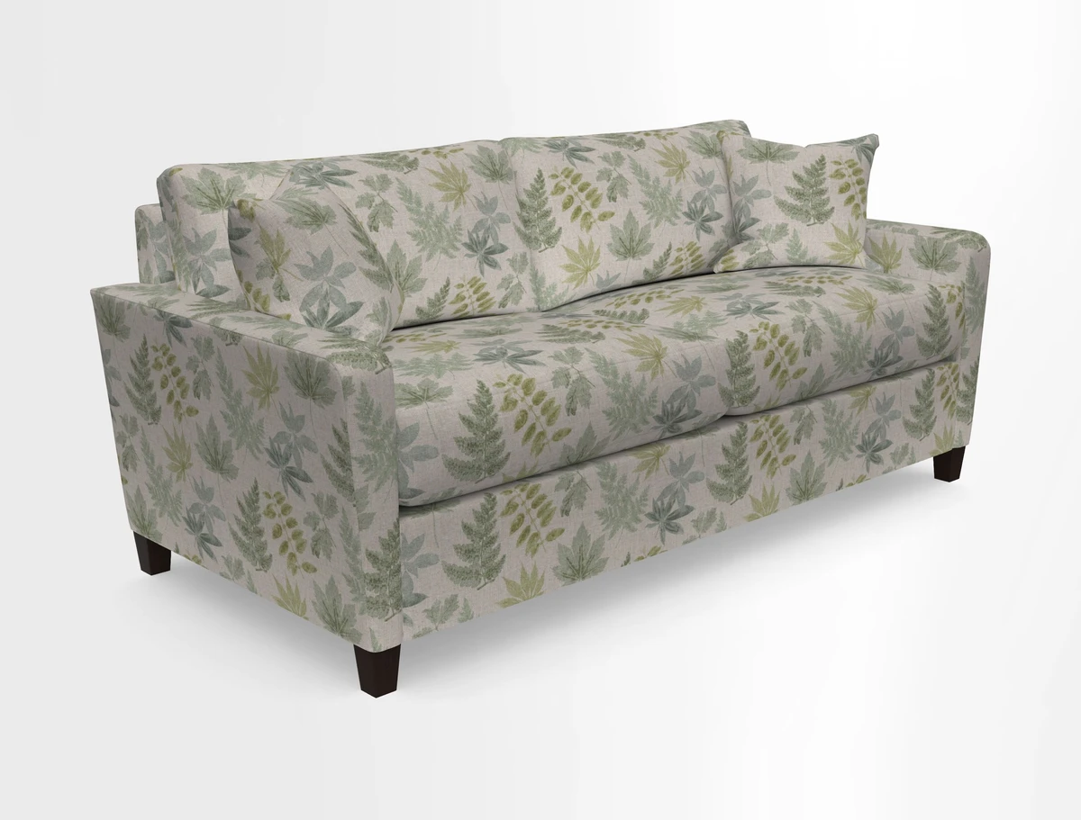 Greenwich 3 seater sofa in Two Tone Plain Biscuit