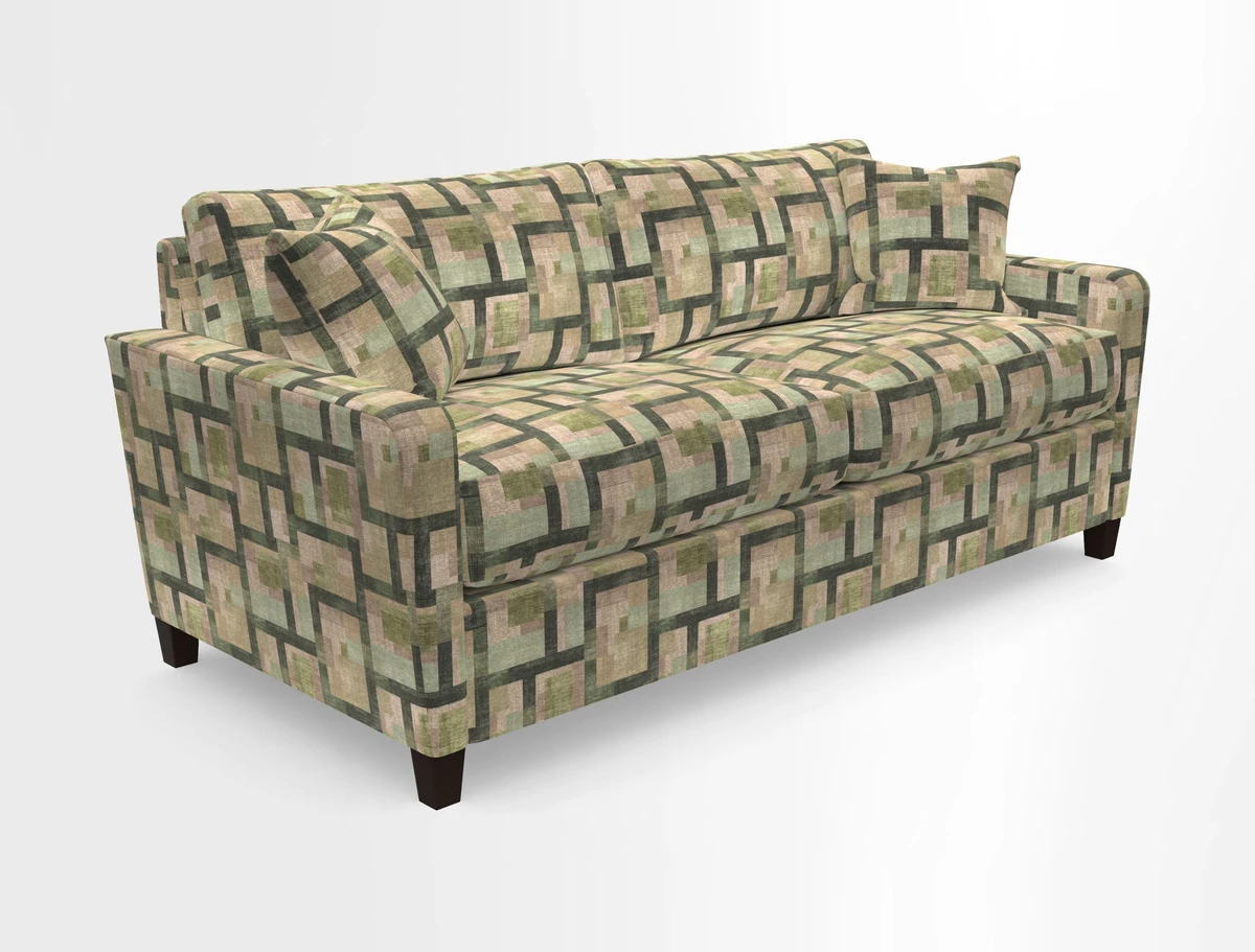 Greenwich 3 seater sofa in Two Tone Plain Biscuit